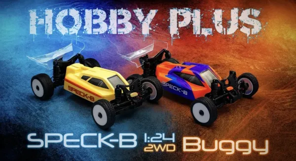 HOBBY PLUS RC 2WD BUGGY "SPECK-B" 1/24 RTR (RAZOR ORANGE) + ABSIMA HARDCASE TRANSPORTTASCHE